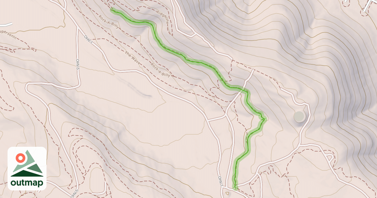 Map of Cow Tracks Trail
