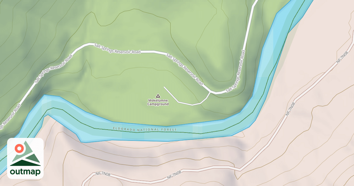 Map of MOKELUMNE C.G.