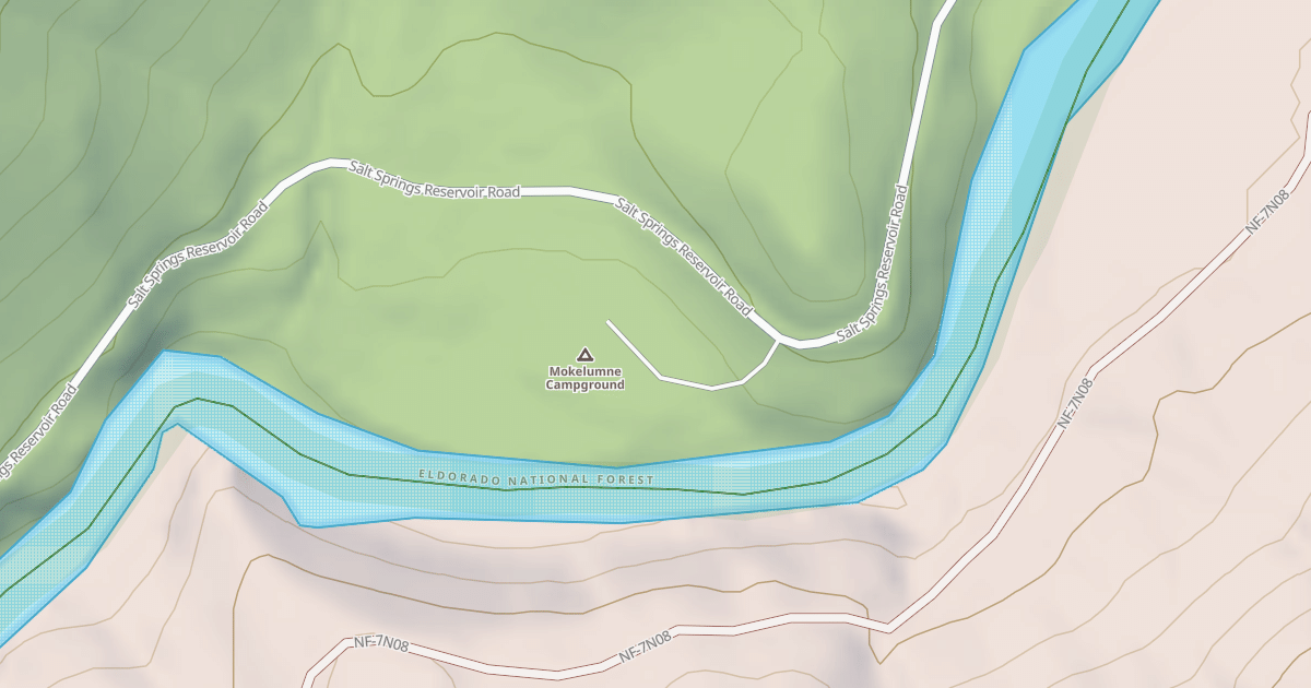 Map preview of MOKELUMNE C.G.