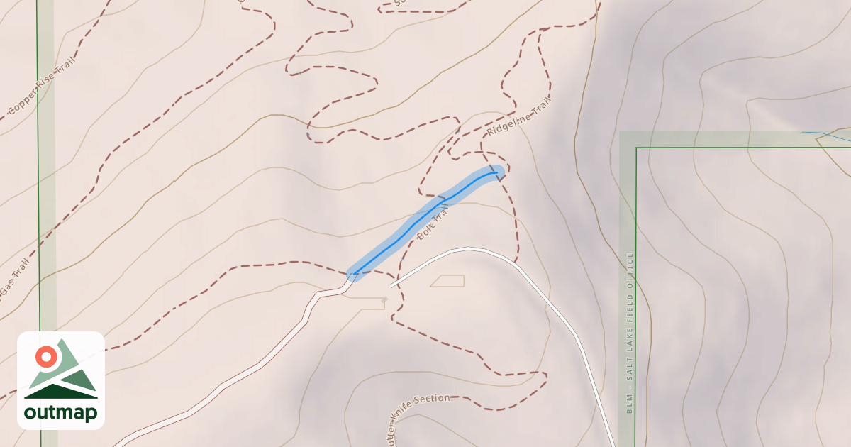 Map of Sorta Shady Trail