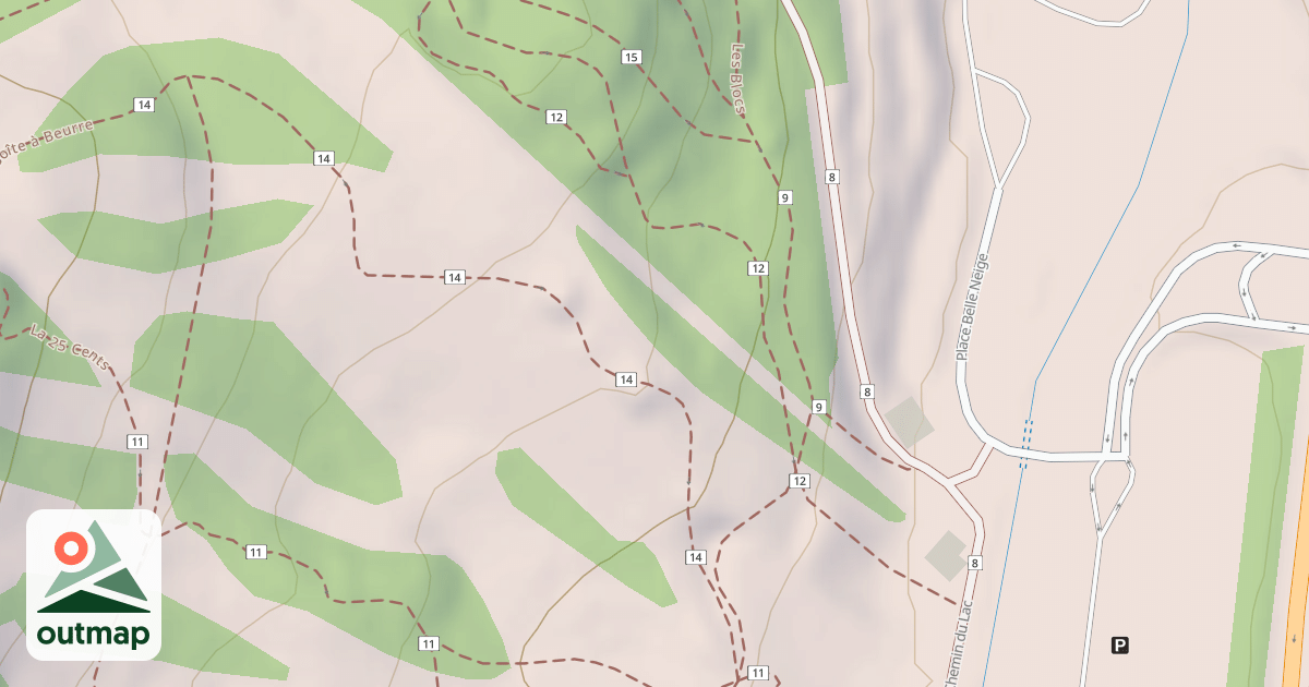 Map of Vallée