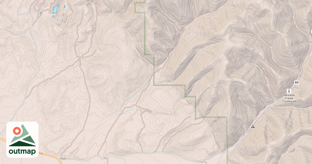 Map of WASHINGTON GULCH