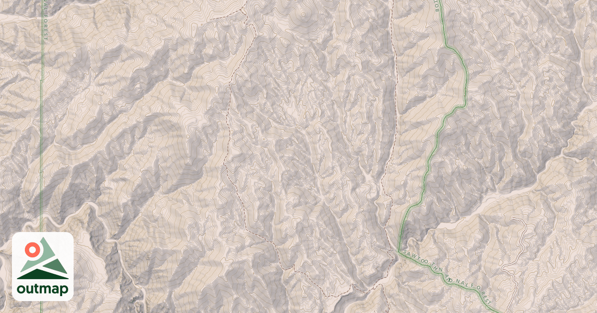 Map of Porcupine Gulch