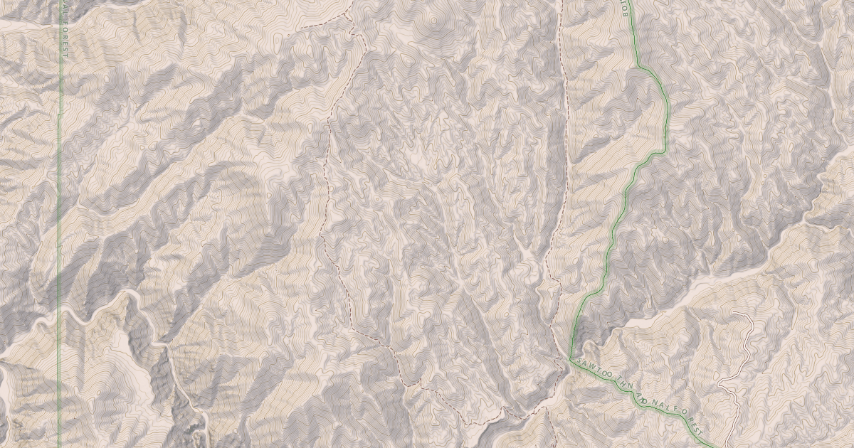 Map preview of Porcupine Gulch