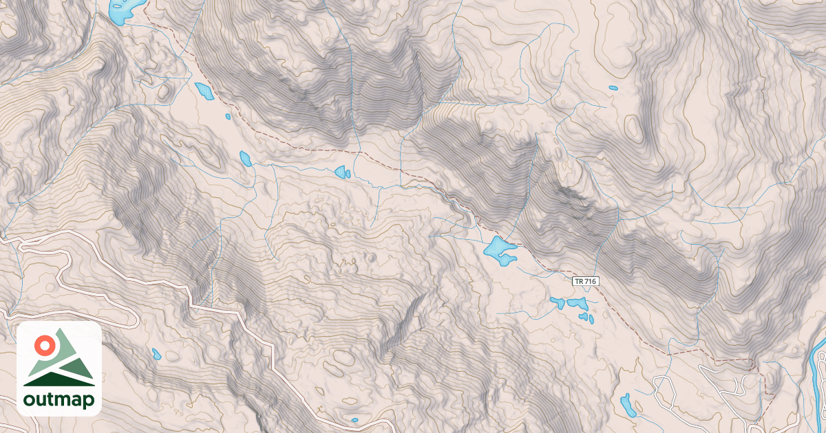 Map of LAKE FORK