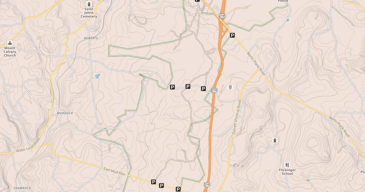 Map preview of Snowmobile Route