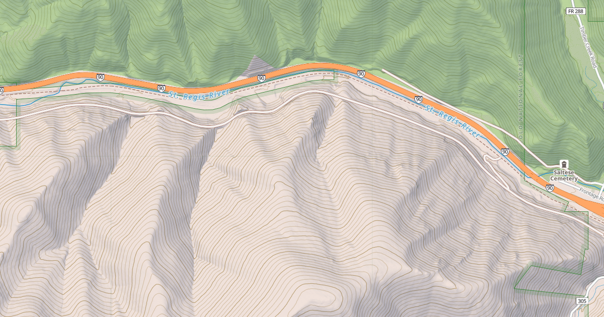 Map preview of OLD MILWAUKEE GRADE