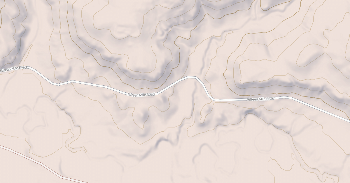 Map preview of FIFTEEN MILE