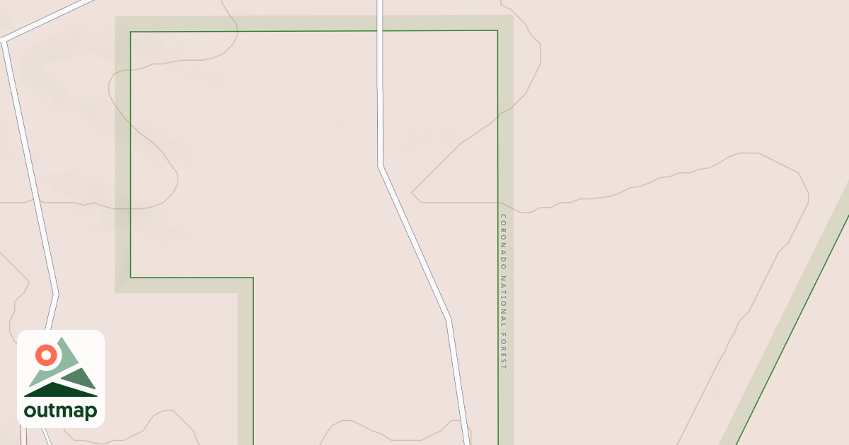 Map of POST CANYON