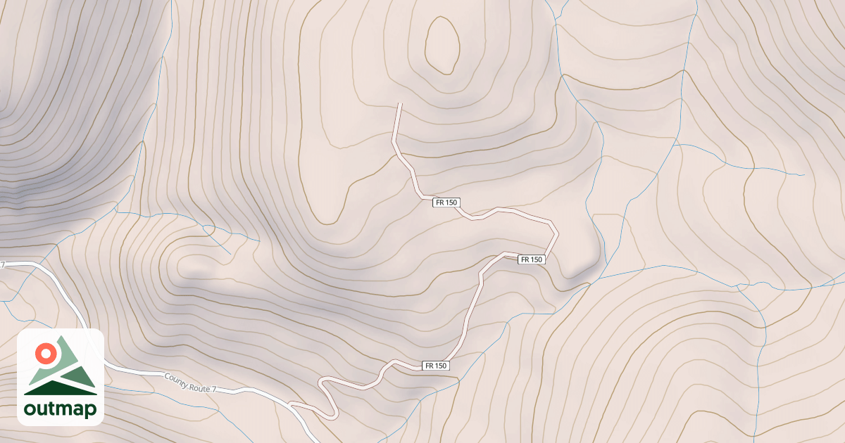 Map of GOLD BASIN