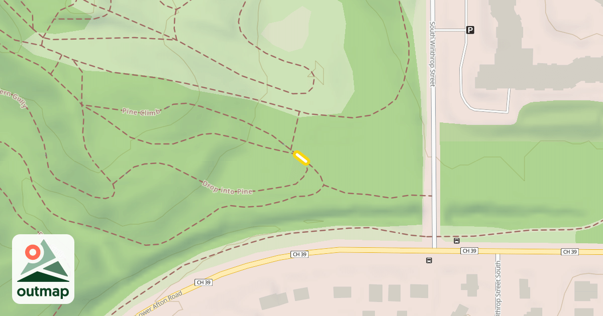 Map of Pine Climb