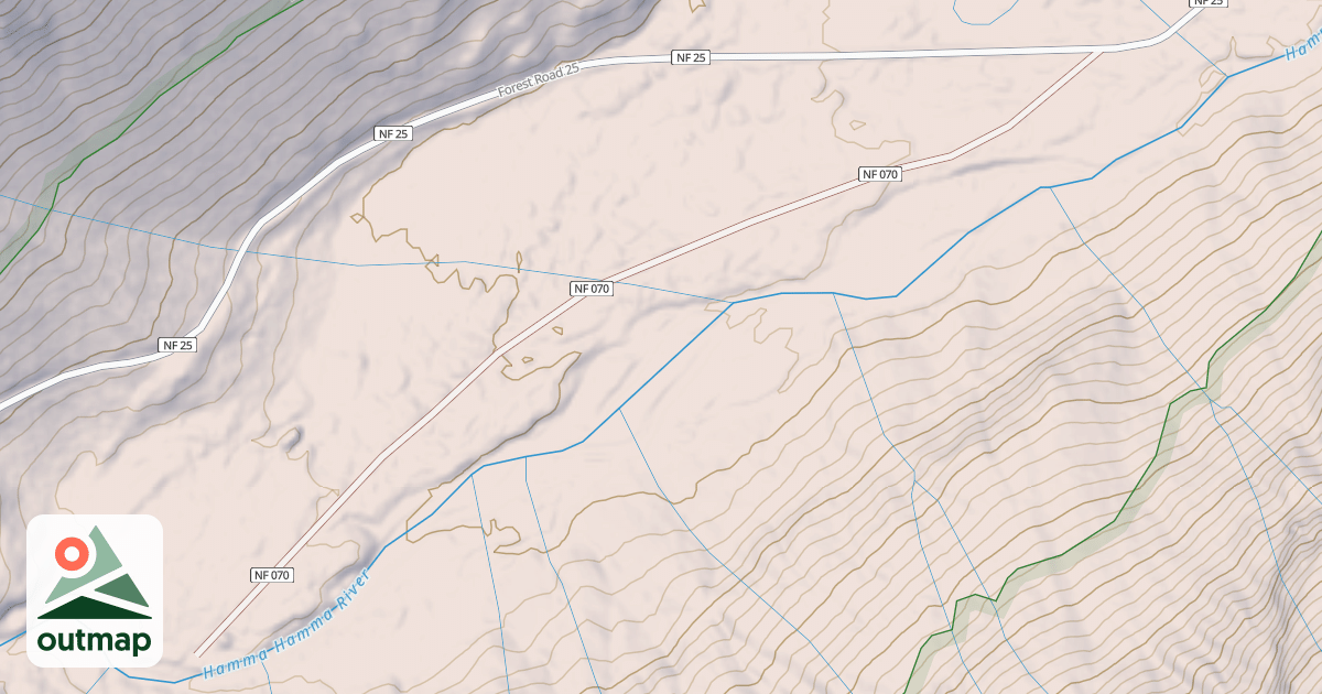 Map of USFS National Forest System Roads {8F98B7A0-8C49-4044-BF2A-852A091EA2F8}
