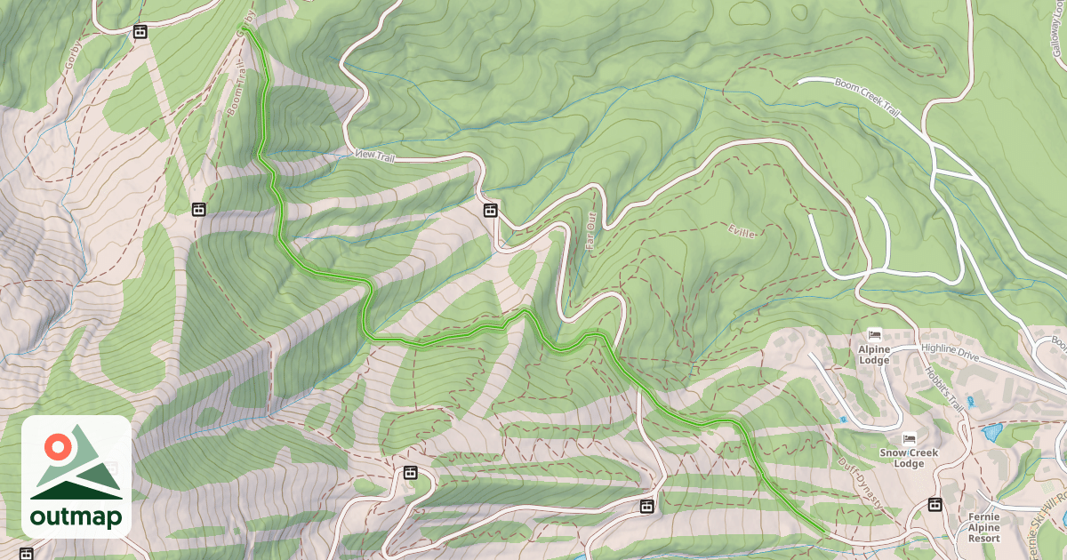 Map of Cedar Trail