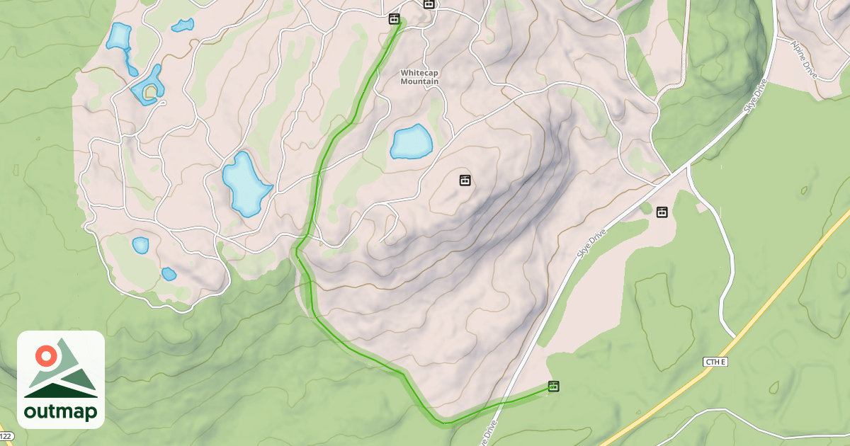 Map of Courchevel