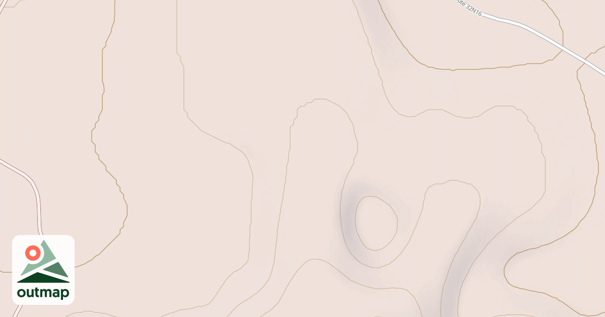 Map of ASH SPUR