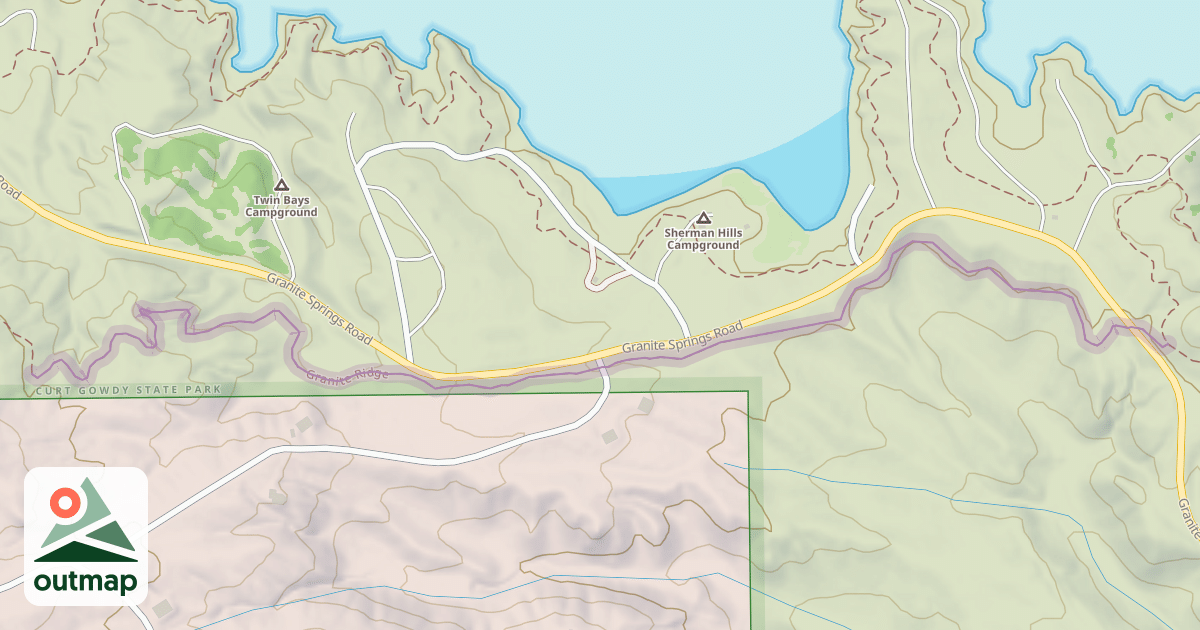 Map of Granite Ridge