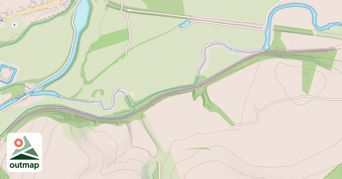 Map of Axe Vert de la Thiérache