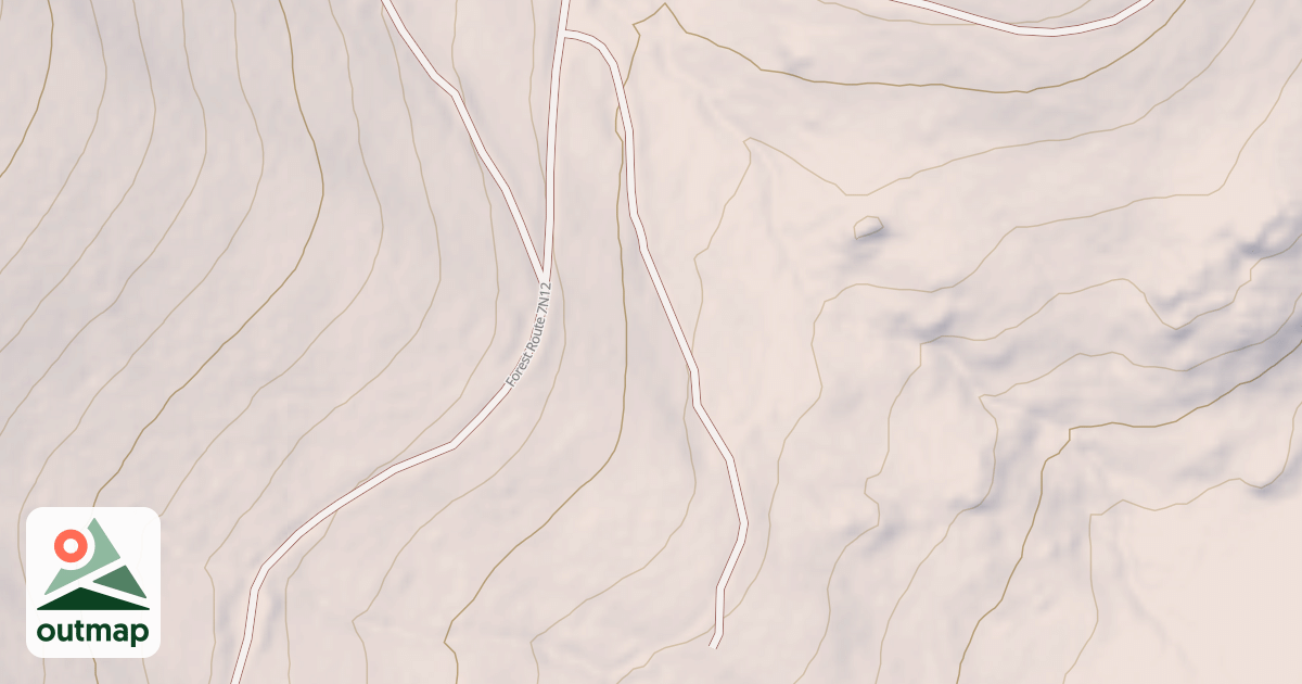 Map of USFS National Forest System Roads {15A6924D-1890-4D0F-8956-AD3CA3596D10}