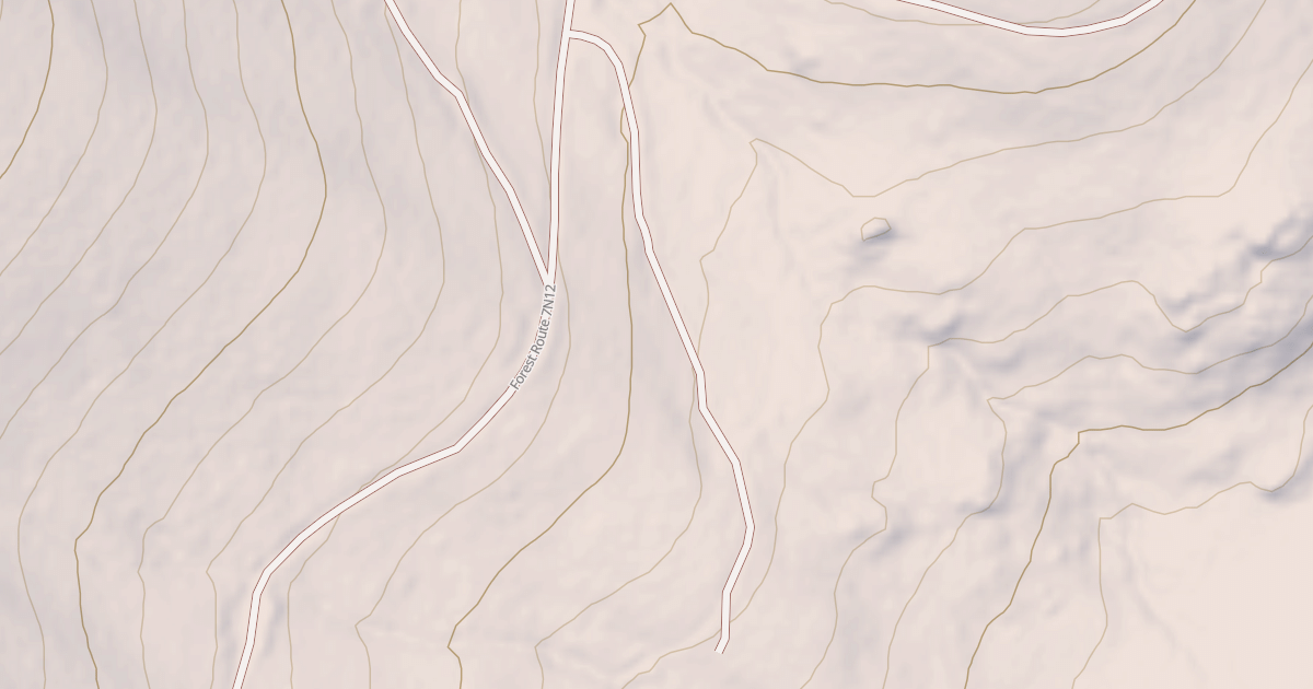 Map preview of USFS National Forest System Roads {15A6924D-1890-4D0F-8956-AD3CA3596D10}