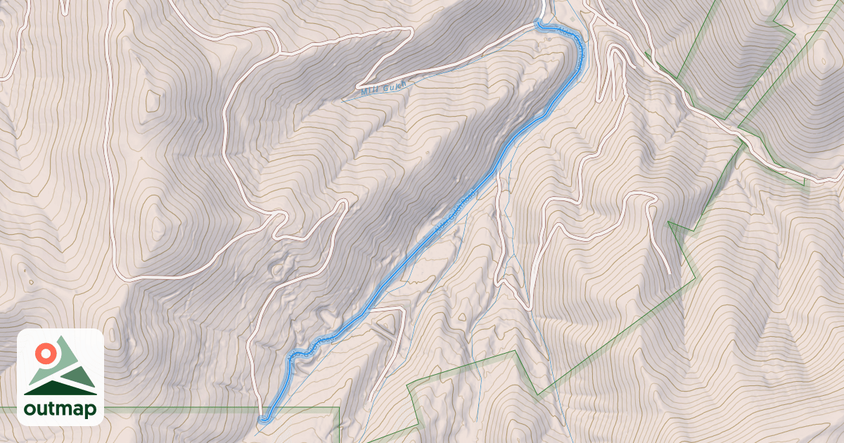 Map of Alder Gulch Road