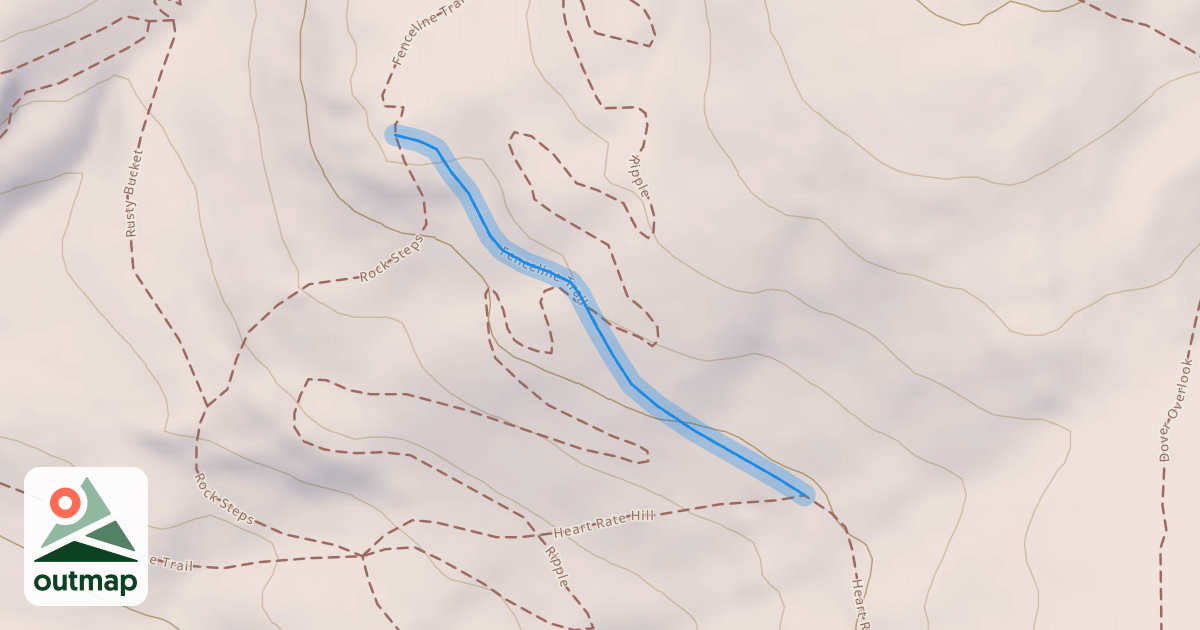 Map of Fenceline Trail