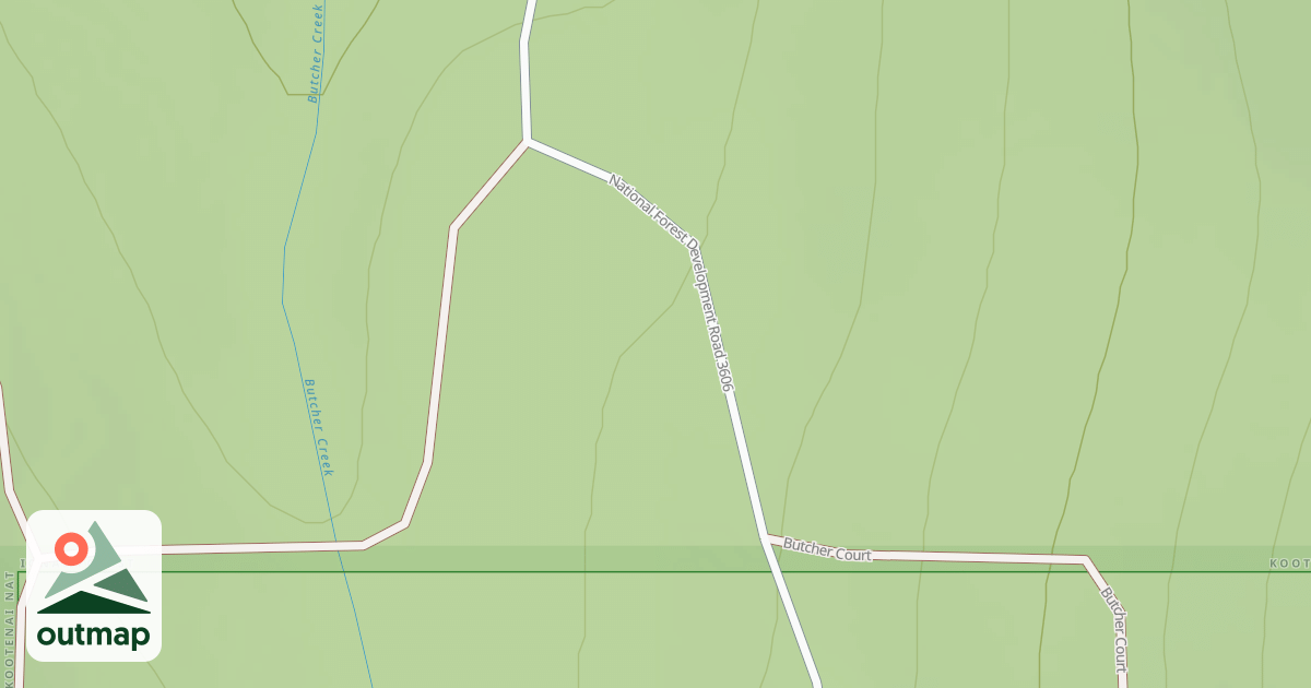 Map of BUTCHER HILL