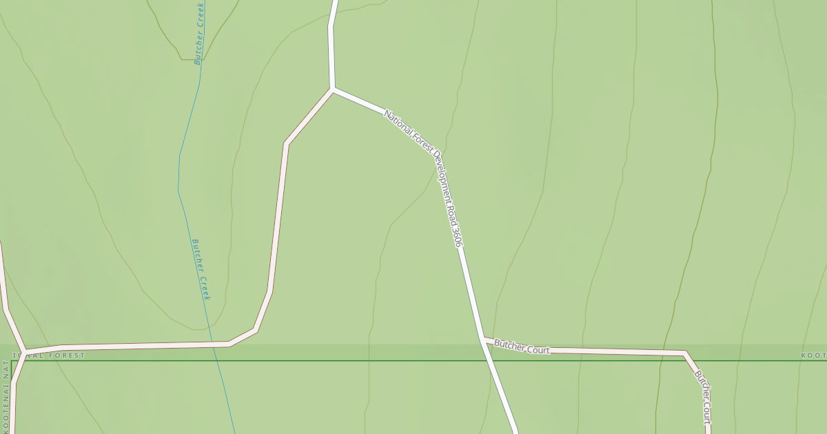 Map preview of BUTCHER HILL