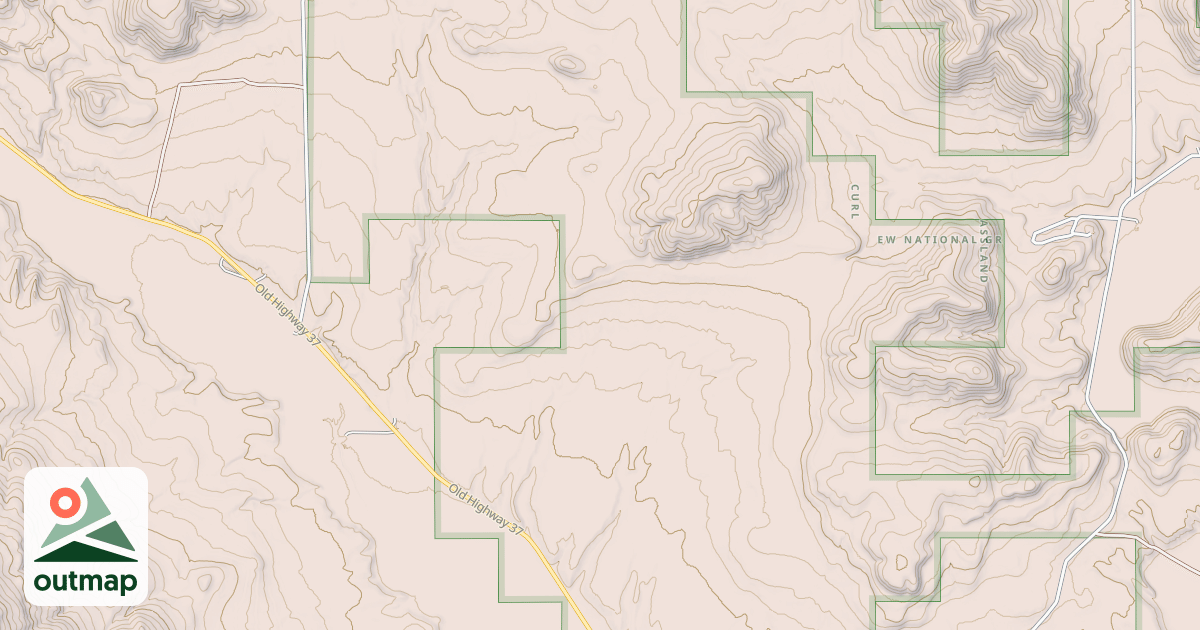 Map of ROCK KNOB