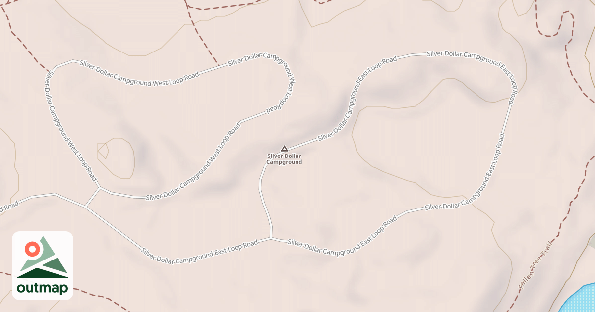Map of SILVER DOLLAR CG EAST LOOP
