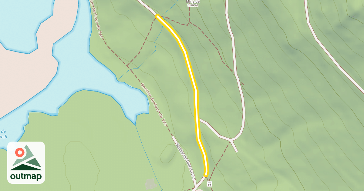 Map of Chemin du Collet de la Mine
