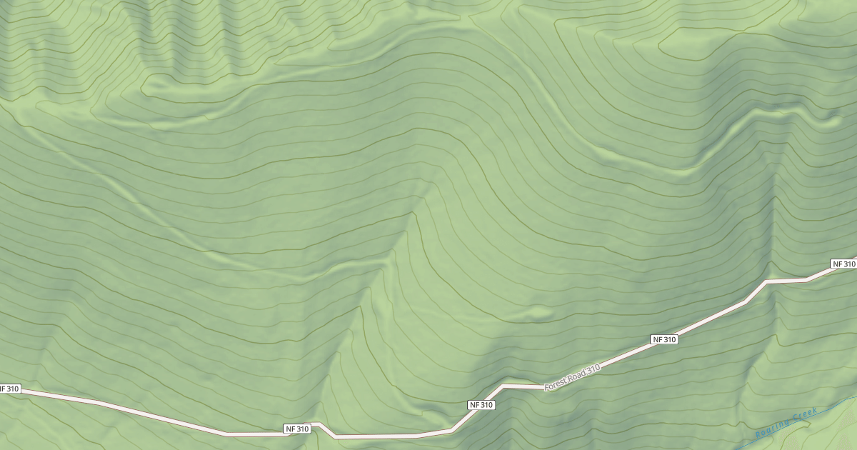 Map preview of USFS National Forest System Roads {8626E074-B477-427F-8B17-7B40DD8FF84A}