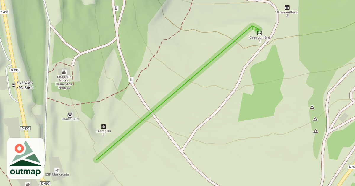 Map of Grenouillère 1