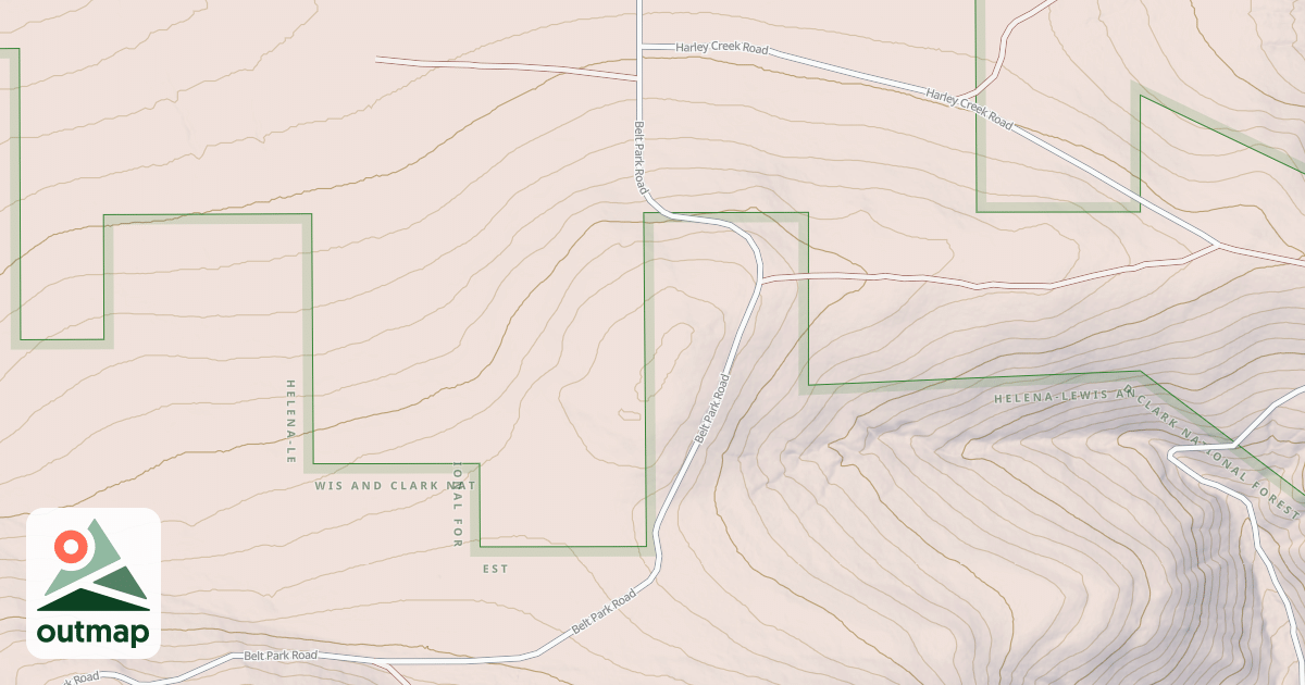 Map of BELT PARK CONNECTOR