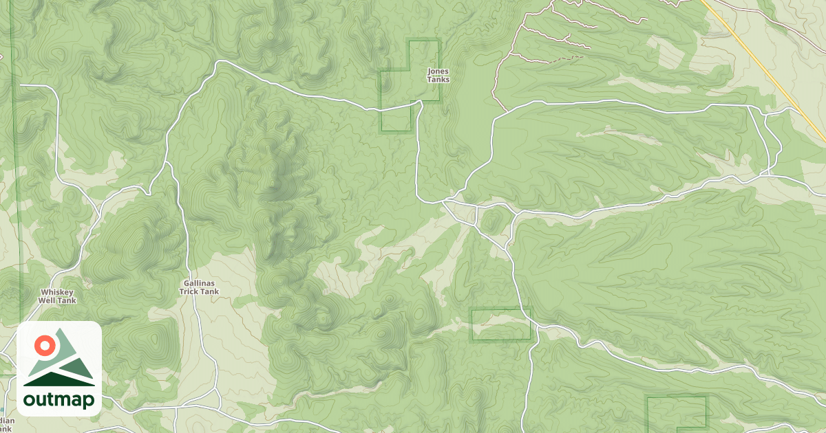Map of USFS Motor Vehicle Use Map Roads {0748F199-797E-471D-B7D1-8B0A4FFC67CF}
