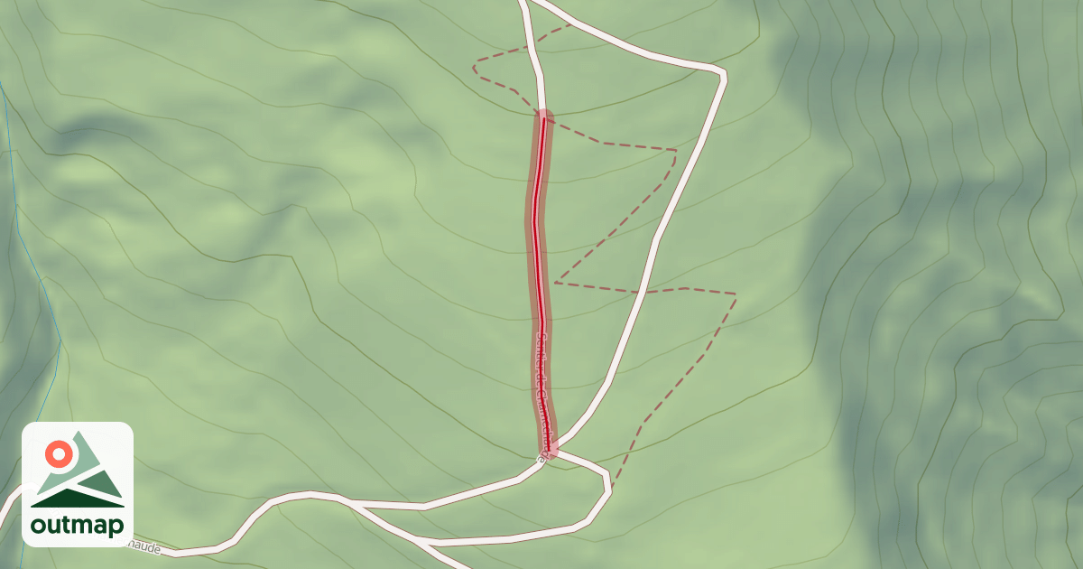 Map of Sentier de Chamechaude