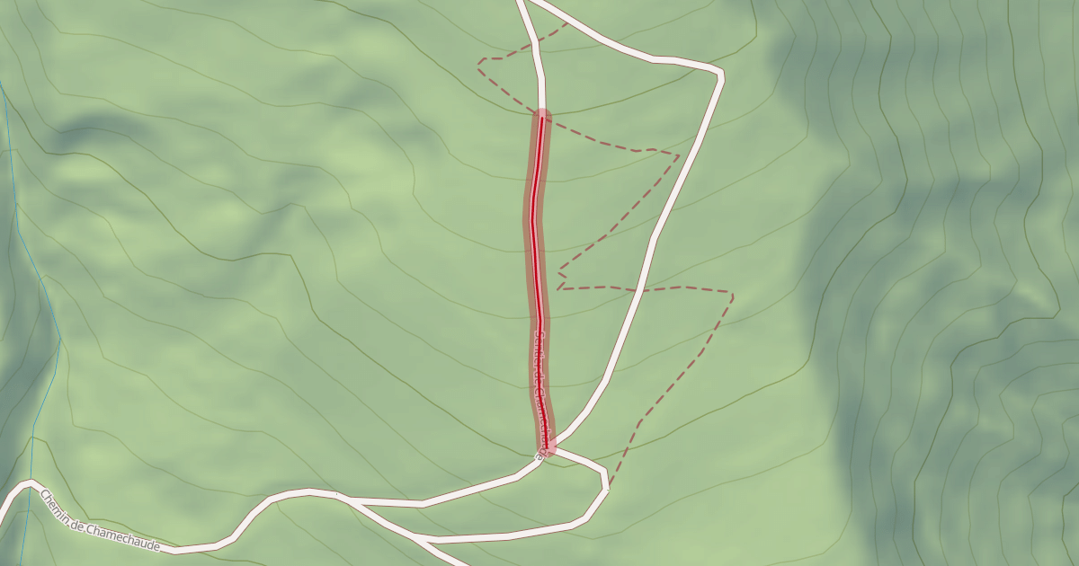 Map preview of Sentier de Chamechaude