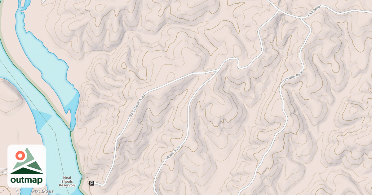 Map of NEAL SHOALS