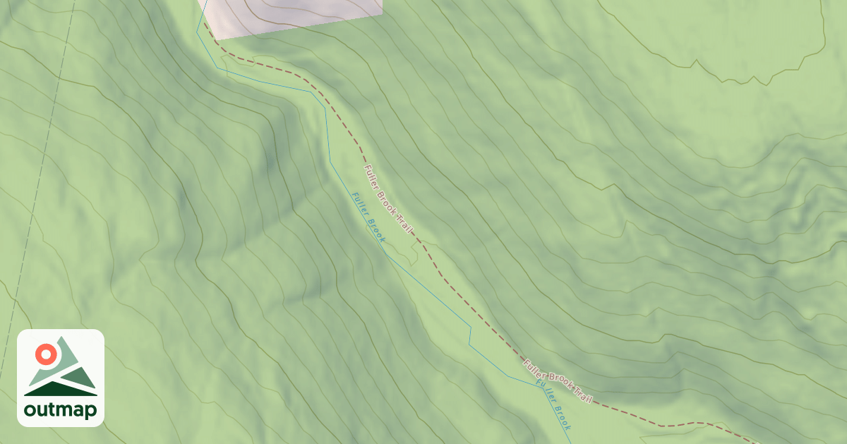Map of Fuller Brook Trail