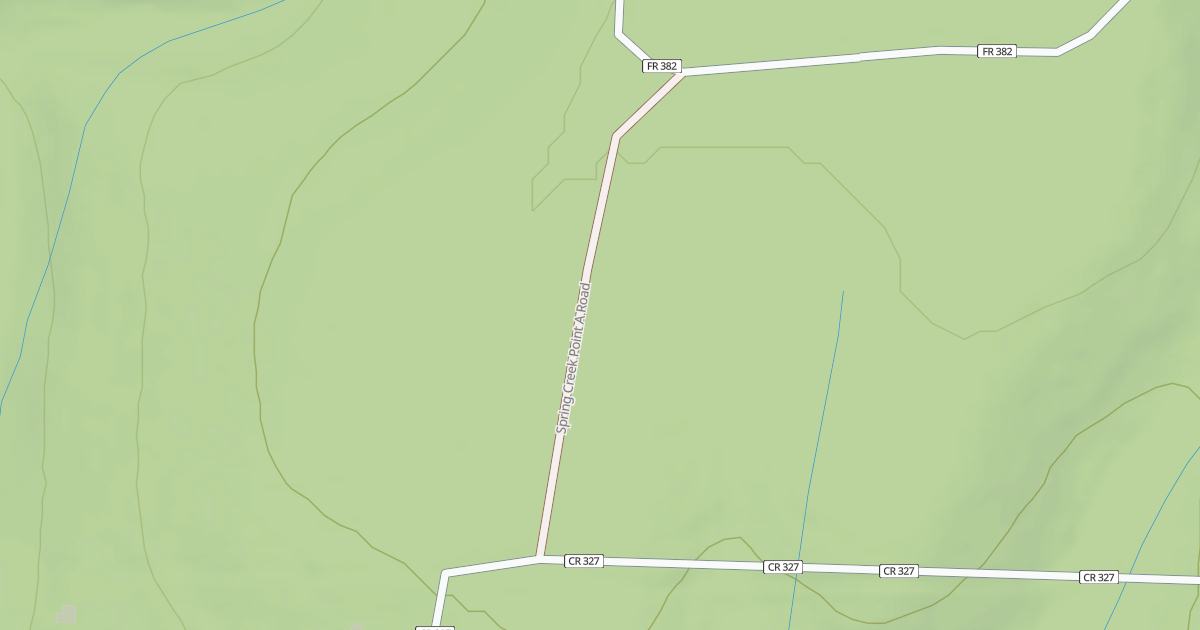 Map preview of SPRING CRK POINT A