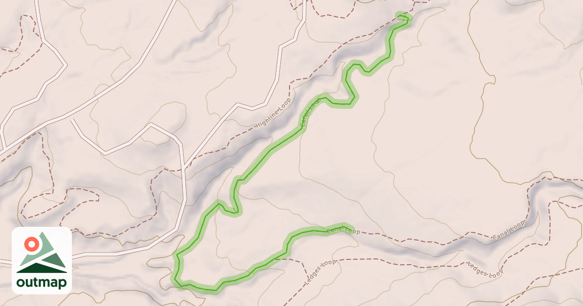 Map of Canal Cutoff