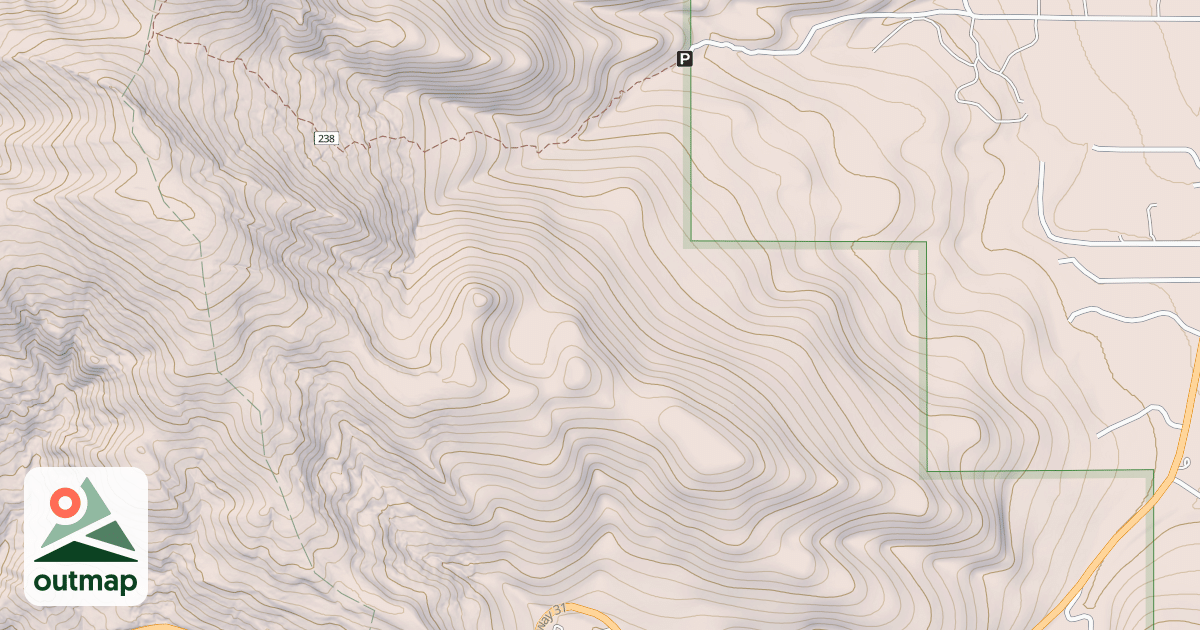Map of Rocky Peak