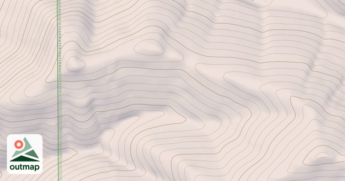 Map of HYAAK CREEK A