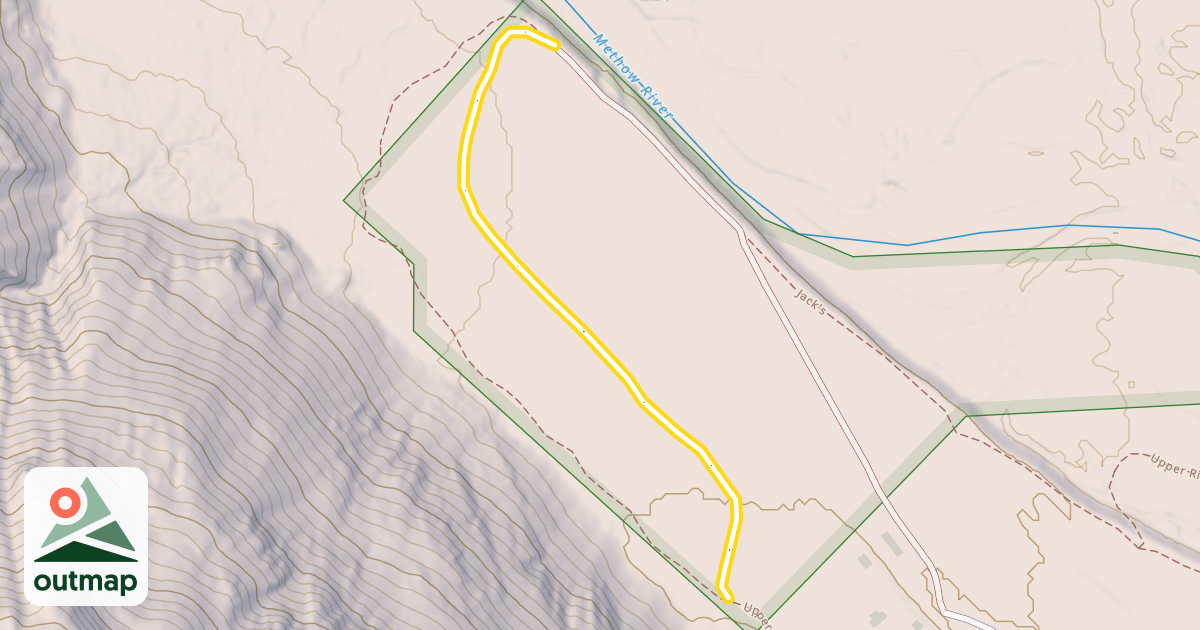 Map of Upper Jack's