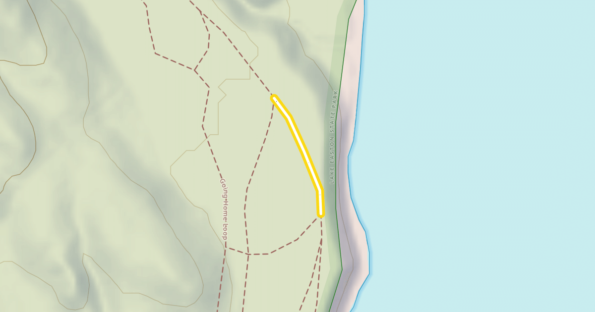 Map preview of Going Home Loop
