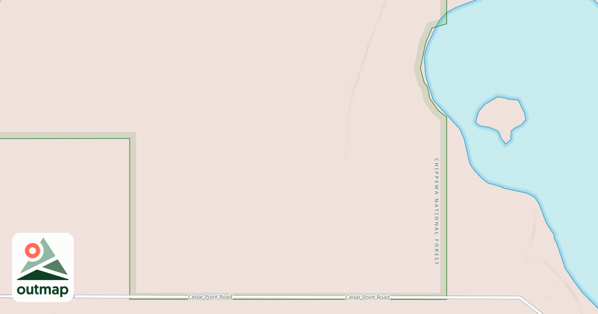 Map of CEDAR POINT SPUR A