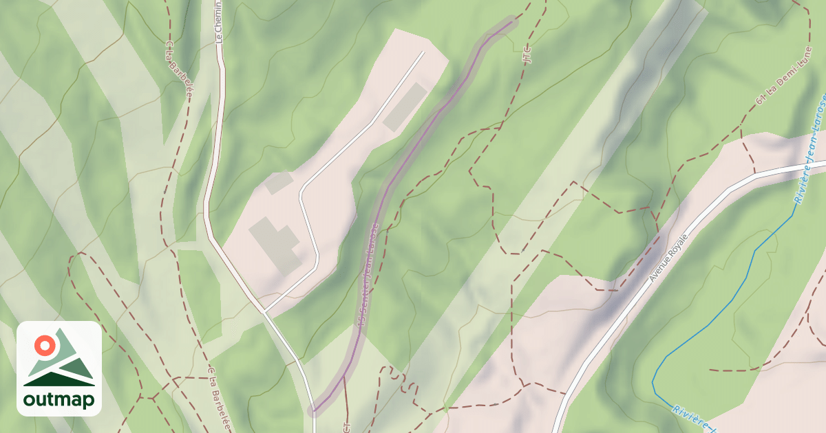 Map of 15 Sentier Jean Larose