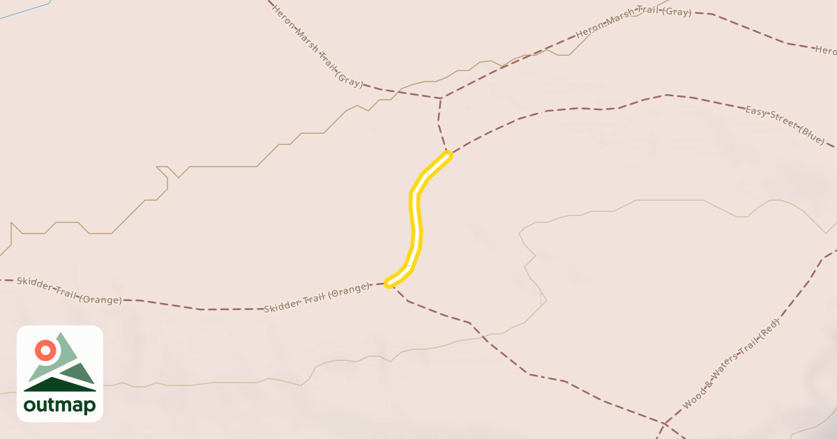 Map of Easy Street (Blue)