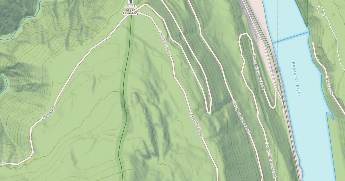 Map preview of SOUTH SIDE LEONIA