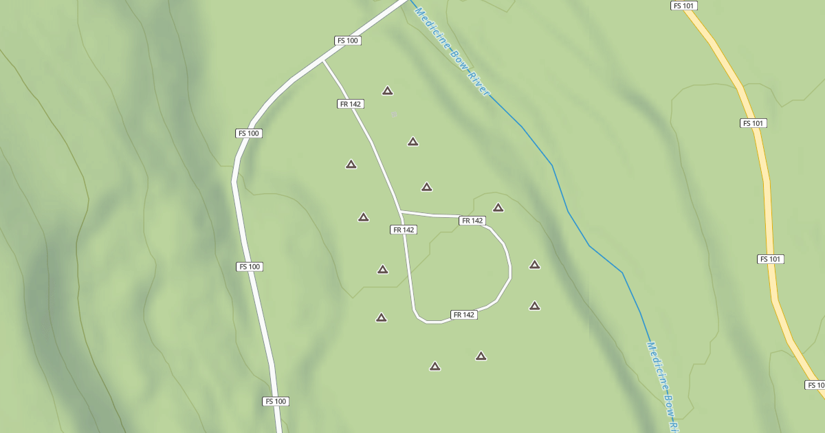 Map preview of BOW RIVER CG