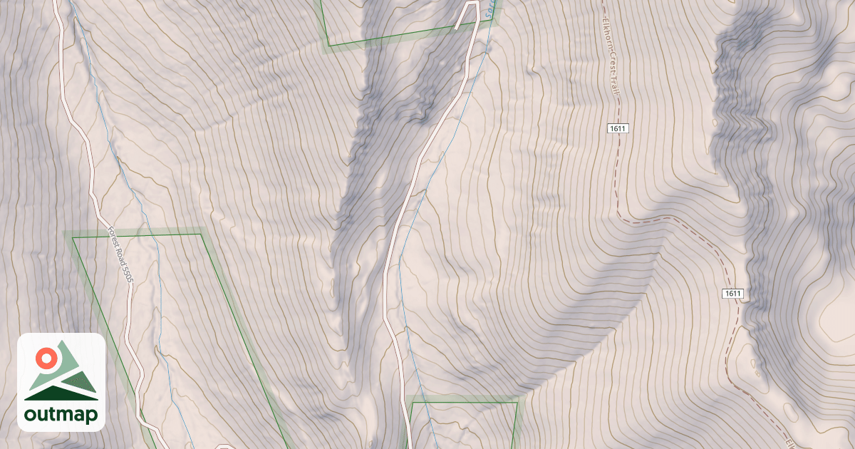 Map of USFS National Forest System Roads {95E57EB8-2D72-4F59-BA62-0FFF9584F584}